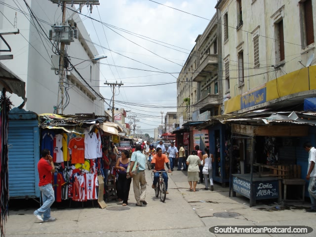 Mercados y calles de Barranquilla. (640x480px). Colombia, Sudamerica.