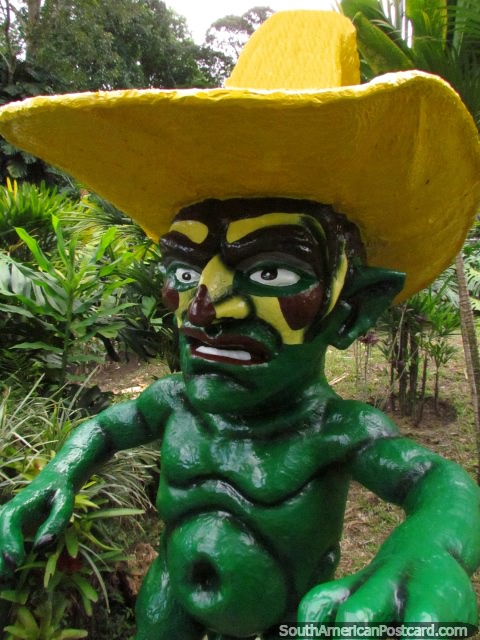 The Goblin, playful or evil normally, good Goblins bring good luck, Coffee Park, Armenia. (480x640px). Colombia, South America.