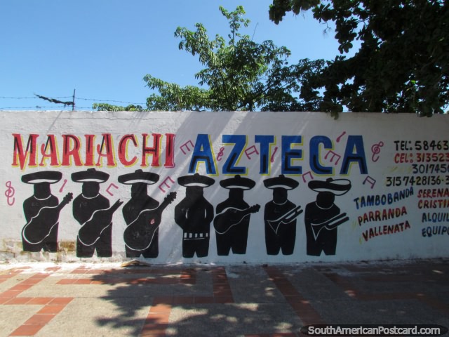 Mariachi Azteca, a band from Valledupar, phone 5846308, 3135234280, 3017450741. (640x480px). Colombia, South America.