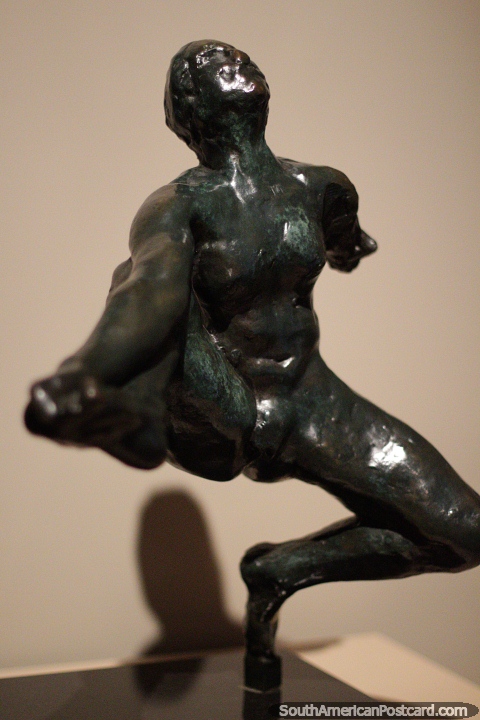 Íris, 1972, por Auguste Rodin (a Frana), lanada em bronze, Museu de Antioquia (Museu de Antioquia), Medelln. (480x720px). Colmbia, Amrica do Sul.