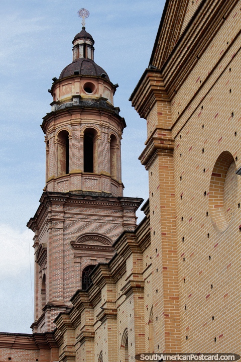 St. Ezequiel Moreno Cathedral in Pasto, rebuilt in 1899. (480x720px). Colombia, South America.