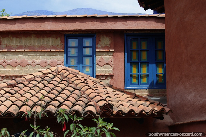 O Pueblito Boyacense em Duitama  uma pequena vila com interessantes casas coloniais e arquitetura. (720x480px). Colmbia, Amrica do Sul.
