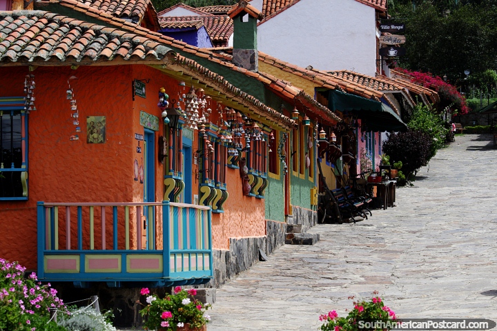 Pueblito Boyacense in Duitama, created as a home for musicians, poets, writers and art lovers. (720x480px). Colombia, South America.