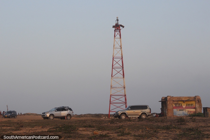 Lighthouse of Punta Gallinas, northernmost point in South America. (720x480px). Colombia, South America.
