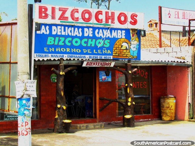 A Bizcochos shop in Cayambe. (640x480px). Ecuador, South America.