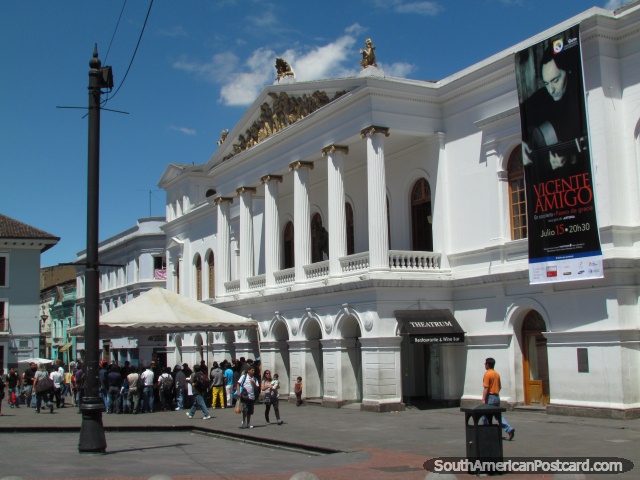 The Teatro Nacional Sucre, theater in Quito. (640x480px). Ecuador, South America.
