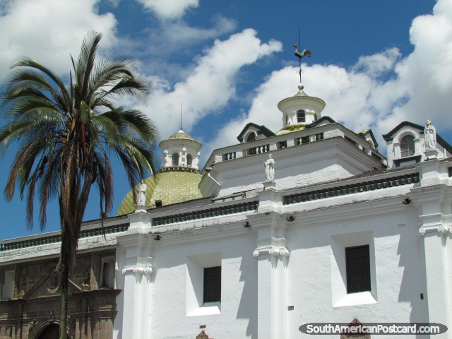 A catedral em Praa da Independencia, Quito. (640x480px). Equador, Amrica do Sul.