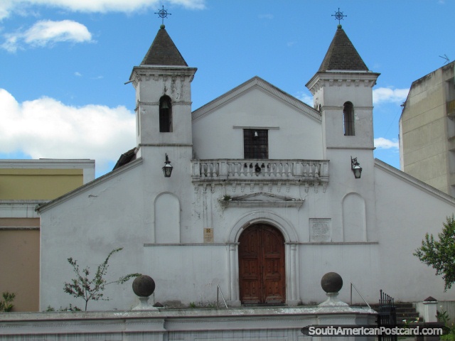 Capilla de El Belen church beside La Alameda park in Quito. (640x480px). Ecuador, South America.