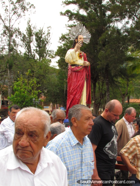 Fiestas Patronales en honor al Sagrado Corazon de Jesus, July 2011 in Vilcabamba. (480x640px). Ecuador, South America.
