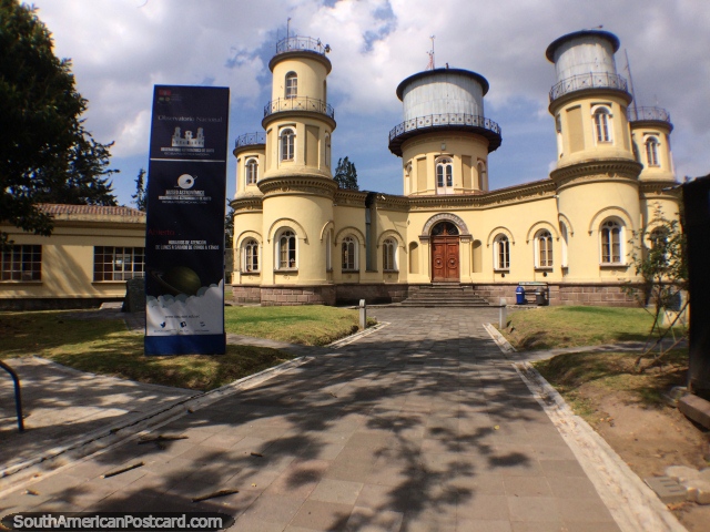 Astronomy Observatory of Quito, open Monday-Saturday, night observations Tuesday-Thursday, La Alameda Park. (640x480px). Ecuador, South America.