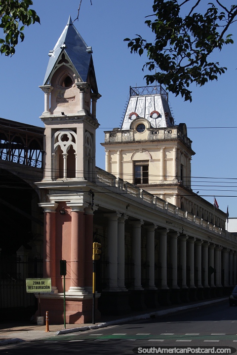 Museu Histrico Ferrovirio de Assuno. (480x720px). Paraguai, Amrica do Sul.