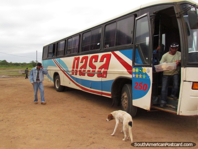 Stopped in Pozo Colorado for 10mins on the journey from Asuncion to Filadelfia. (640x480px). Paraguay, South America.