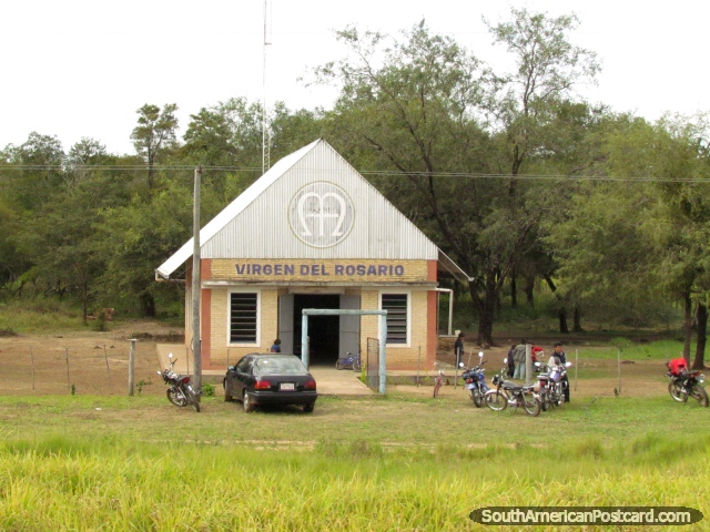 Iglesia Virgen del Rosario en Gran Chaco. (640x480px). Paraguay, Sudamerica.
