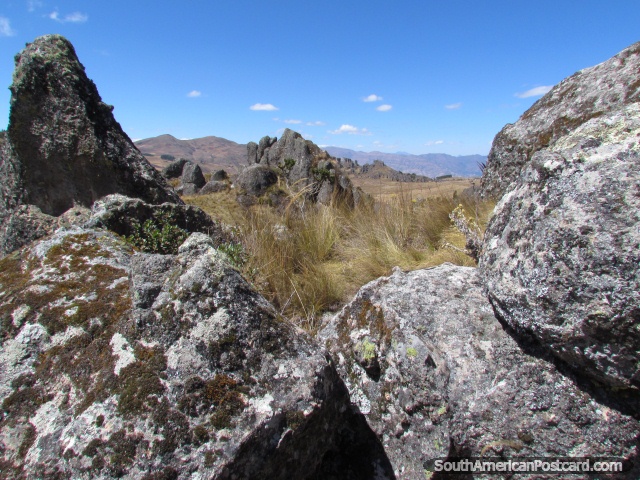 Rockscapes of Cumbemayo near Cajamarca. (640x480px). Peru, South America.