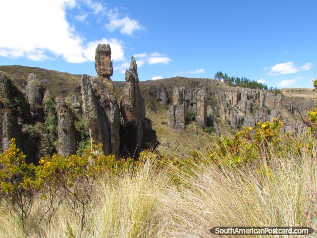Belos jardins de rocha em Cumbemayo assombroso. (640x480px). Peru, América do Sul.