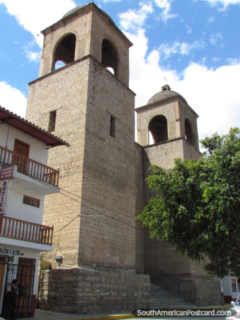 Caraz cathedral Catedral de Piedra San Idelfonso. (480x640px). Peru, South America.