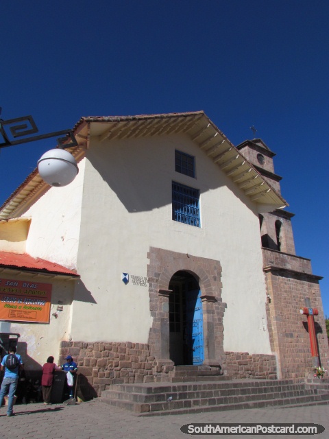 Templo de San Blas, iglesia en Cusco. (480x640px). Per, Sudamerica.