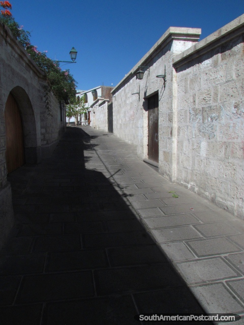 An interesting part of Arequipa to walk around - San Lazaro. (480x640px). Peru, South America.