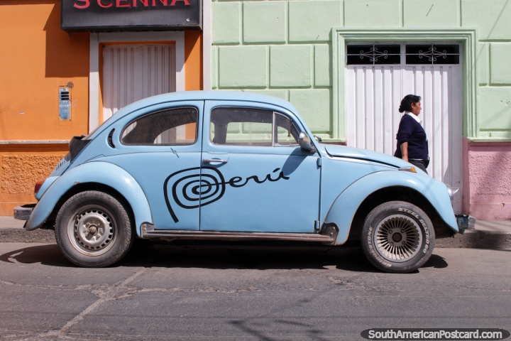 Volkswagen de Hunuco, un coche popular en Amrica del Sur! (720x480px). Per, Sudamerica.