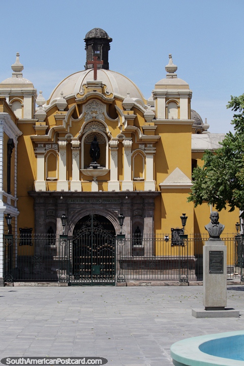 Panten de los Proceres, iglesia que guarda los restos de los hroes de la guerra de independencia en Lima. (480x720px). Per, Sudamerica.