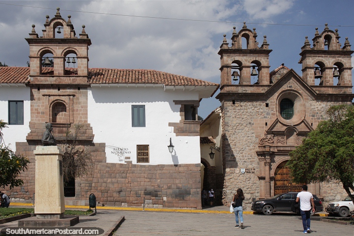 Palácio de Nazarenas e a Capilla de San Antonio Abad em Cusco. (720x480px). Peru, América do Sul.