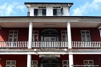 Parket Van de Procureur- Generaal, historic building in Paramaribo, Suriname. The 3 Guianas, South America.