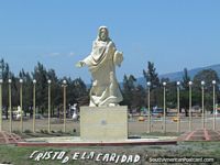 Cristo de la Caridad, estatua de Jesús enorme en Palpala. Argentina, Sudamerica.