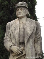 Cristobal Colon monument in Santa Fe. Argentina, South America.
