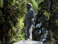 Dr. Federico Cantoni (1890-1956) statue at Parque de Mayo in San Juan. Argentina, South America.