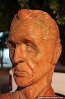 Mario Nestoroff, Canto el Chaco, singer, bust in Resistencia. Argentina, South America.