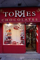 Loja de Chocolates de Torres, tem uma grande variedade de chocolates para saborear em Bariloche! Argentina, América do Sul.
