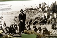 Photos of the original people of the Negro River region, Jacobacci Museum, San Antonio Oeste. Argentina, South America.