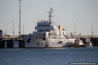Navy ship at the dock in Puerto Madryn.