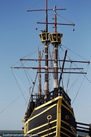Nao Victoria replica, first ship to successfully circumnavigate the world, Puerto San Julian.