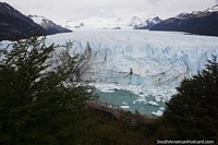 Larger version of Perito Moreno Glacier is 70 meters high, the 2nd biggest glacier in South America, El Calafate.