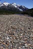 Argentina Photo - Stony river in Los Glaciares National Park in El Chalten.