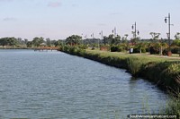 Walk around the lagoon in Santa Rosa for exercise and enjoy recreation.