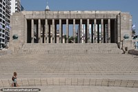 National Flag Memorial, huge monument and tourist attraction in Rosario. Argentina, South America.