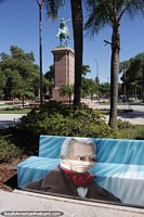 Argentina Photo - Plaza 25 of May with central monument in Resistencia.