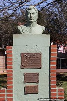 General Jose de San Martin (1778-1850), liberator of Argentina, Peru and Chile, bust in Aristobulo del Valle.