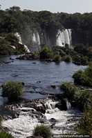 Larger version of San Martin Waterfall at Puerto Iguazu.