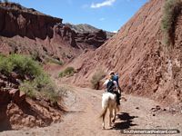 Guide your horse through the wild west in Tupiza. Bolivia, South America.
