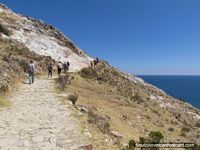 Larger version of Walking the paths around Isla del Sol, amazing views of Lake Titicaca.