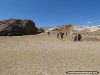 A group discover the amazing Island of the Sun at Lake Titicaca.