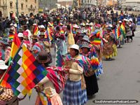 Bolivia Photo - Major protests in La Paz.