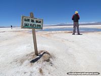 Bolivia Photo - Ojos del Salar, Eyes of the Salt Flats, Uyuni.