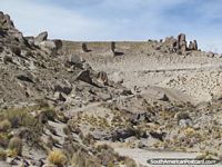 Bolivia Photo - Rock formations like Stonehenge between Tica Tica and Potosi.