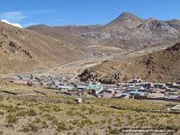La minería de establecimiento cerca de Potosi en el camino de Uyuni. Bolivia, Sudamerica.