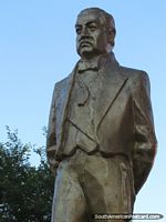 Larger version of Eliodoro Villazon (1848-1939) monument in Villazon, ex-president.