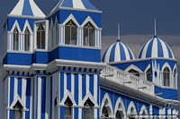 The Blue Castle, built in the first half of the 20th century in Tarija. Bolivia, South America.